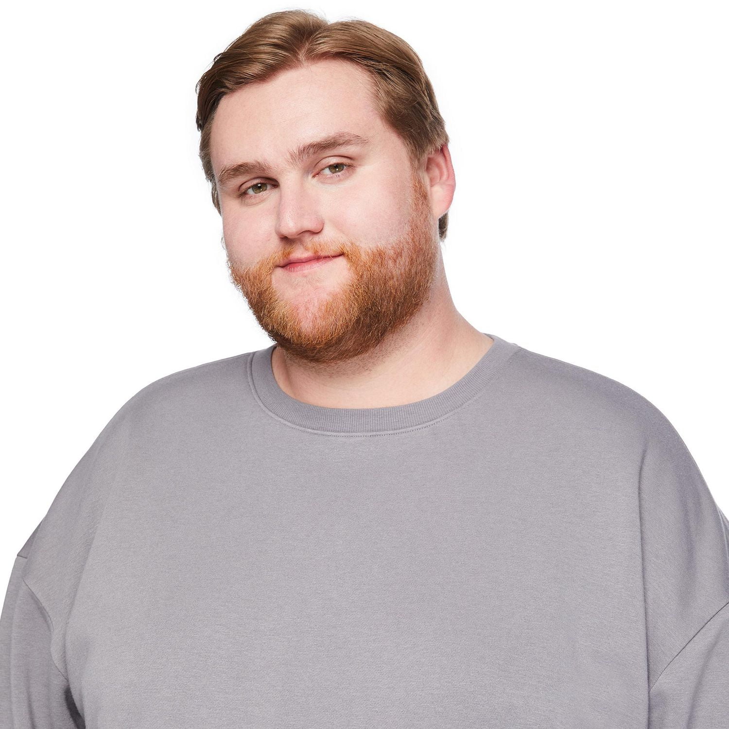 George Big Men's Crew Neckline Popover