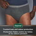 thumbnail image 3 of Depend Real Fit Incontinence Underwear for Men, Maximum Absorbency (Small/Medium and Large/Extra Large), 3 of 7