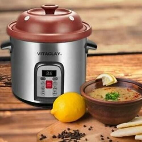 Vita Clay Multi Crock N Stock Pot 6.5 Qt