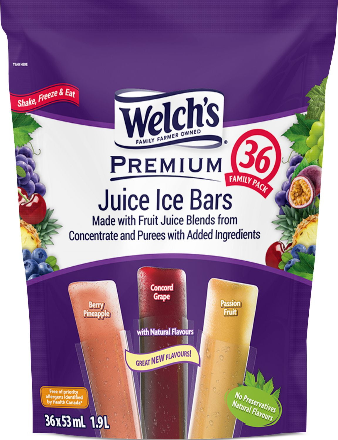 Welch's Juice Ice Bars Walmart Canada
