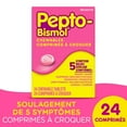 thumbnail image 2 of Pepto Bismol for Nausea, Heartburn, Indigestion, Upset Stomach, and Diarrhea 24 Chewable tablets, 2 of 11