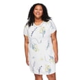 thumbnail image 1 of George Women's Plus Printed Sleepshirt, 1 of 6