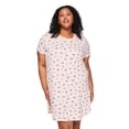 thumbnail image 1 of George Women's Plus Printed Sleepshirt, 1 of 6