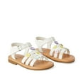 thumbnail image 2 of George Toddler Girls' Embroidered Sandals, 2 of 4