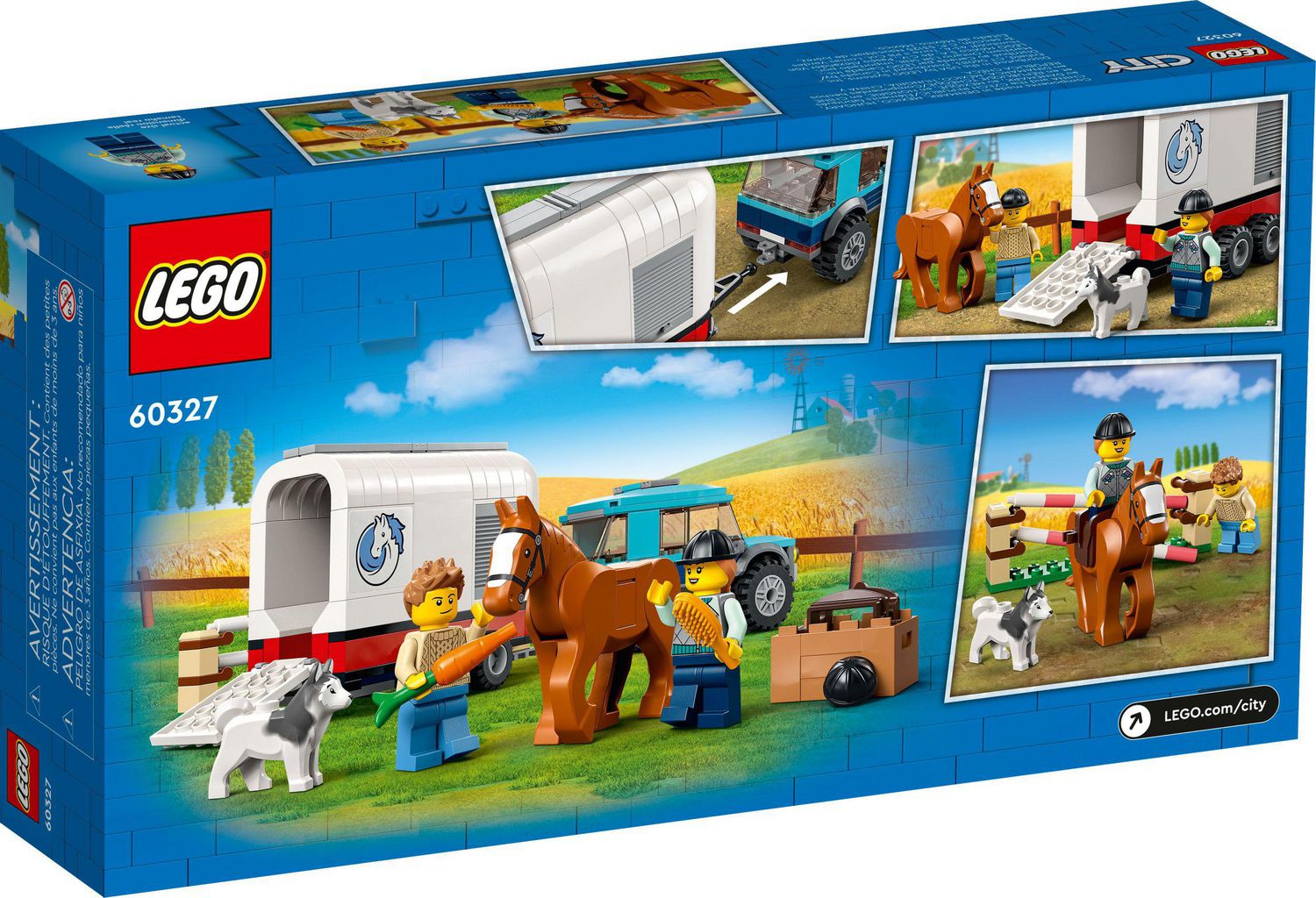 LEGO City Horse Transporter 60327 Toy Building Kit (196 Pieces)