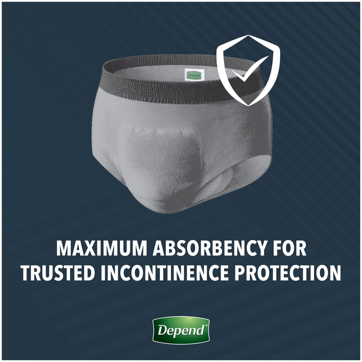 Depend Real Fit Incontinence Underwear for Men, Maximum Absorbency
