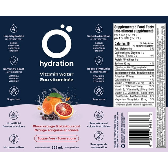 Ö Hydration Blood orange & blackcurrant
