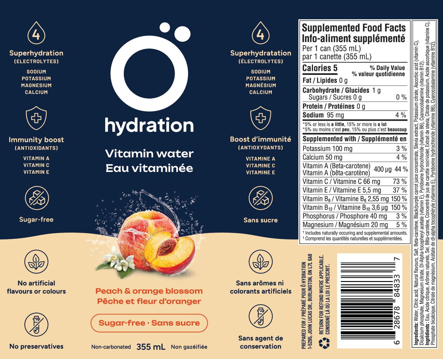 Ö Hydration - Peach and orange blossom