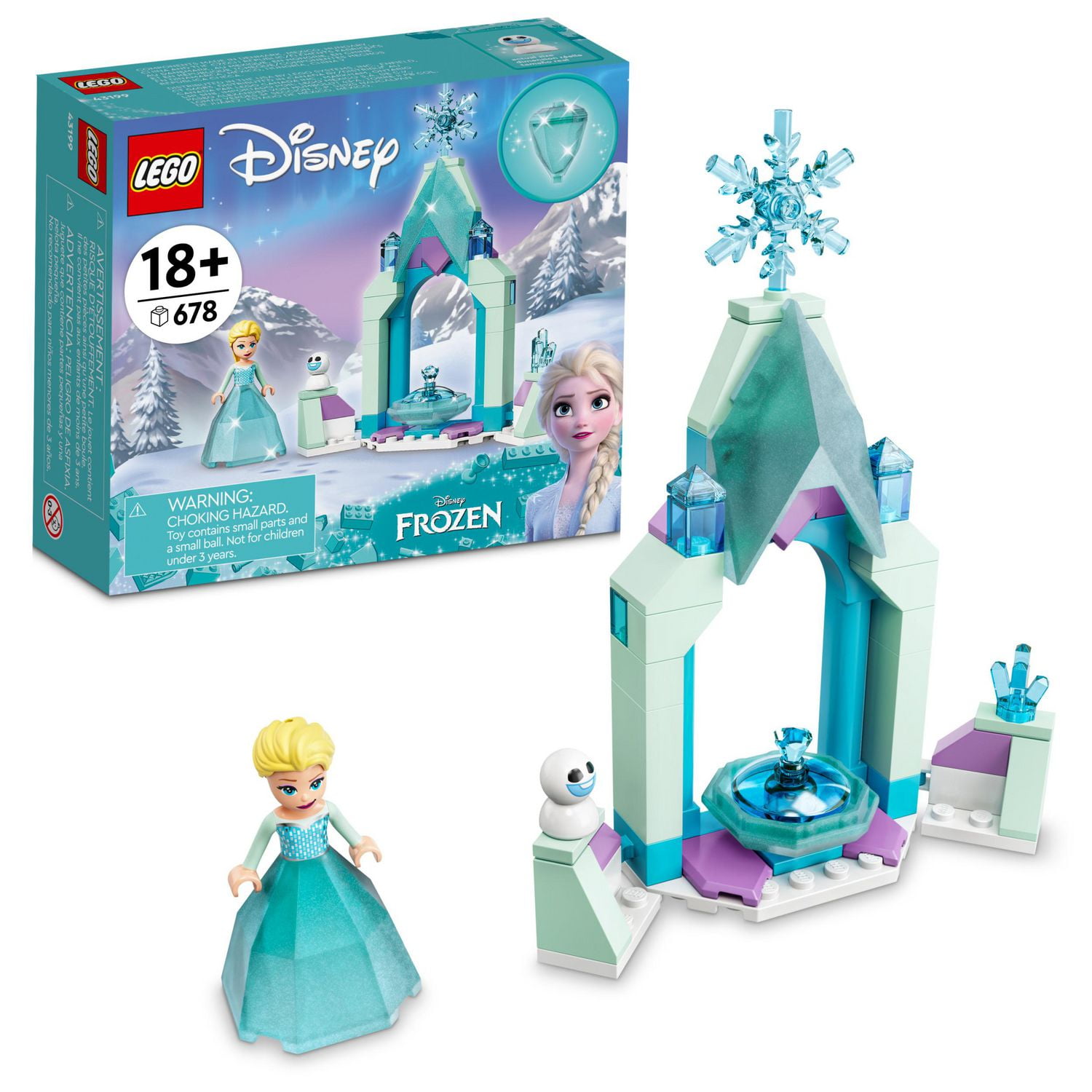 LEGO Disney Princess 43211 Le château d'Aurore, Jouet pour Filles