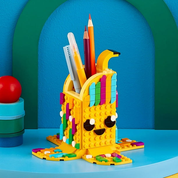 Porte-crayon multicolore en bois, Pot à crayons, jouet d