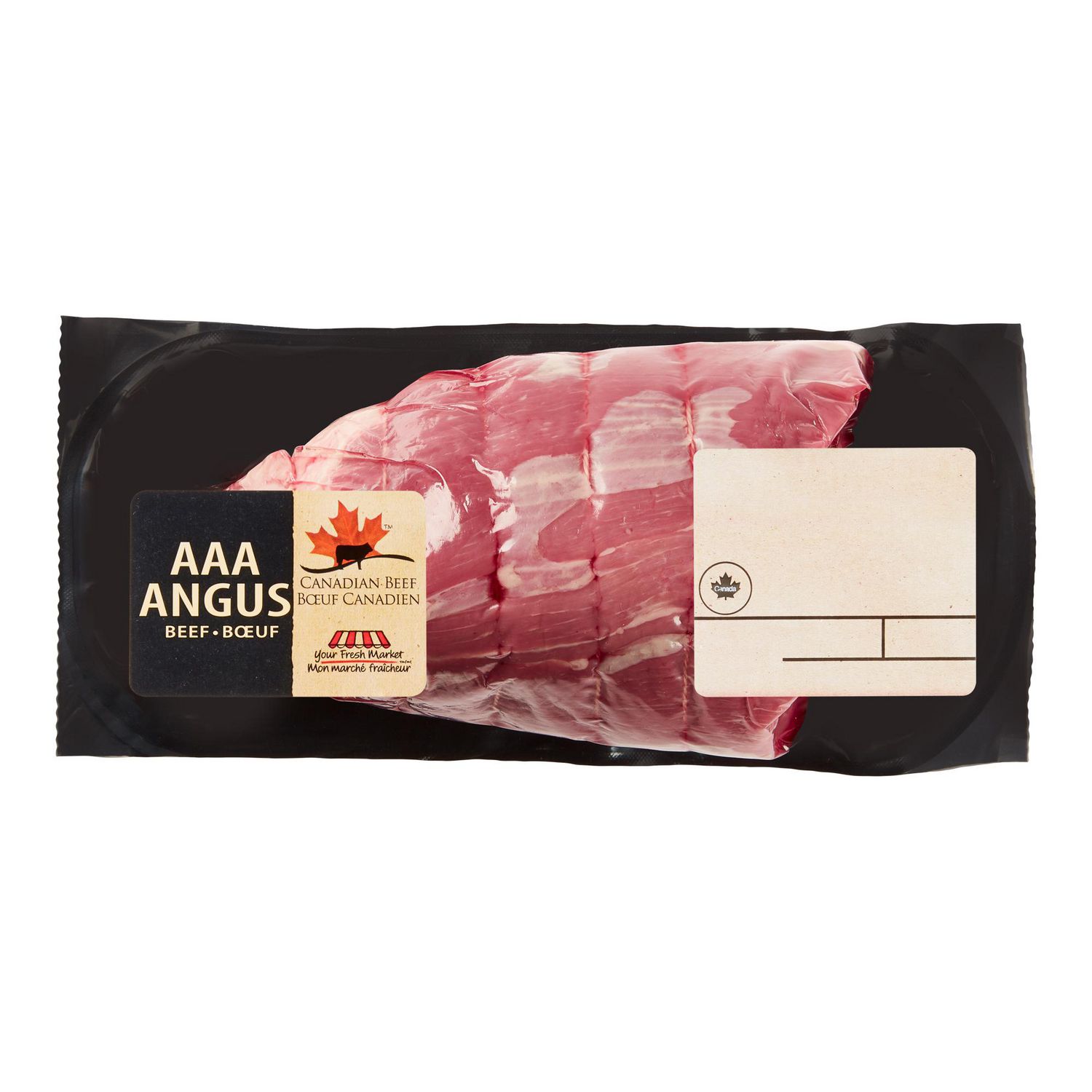 Rôti de ronde Angus coupé du Canada AAA, 1 rôti, 0.70 - 1.20 KG
