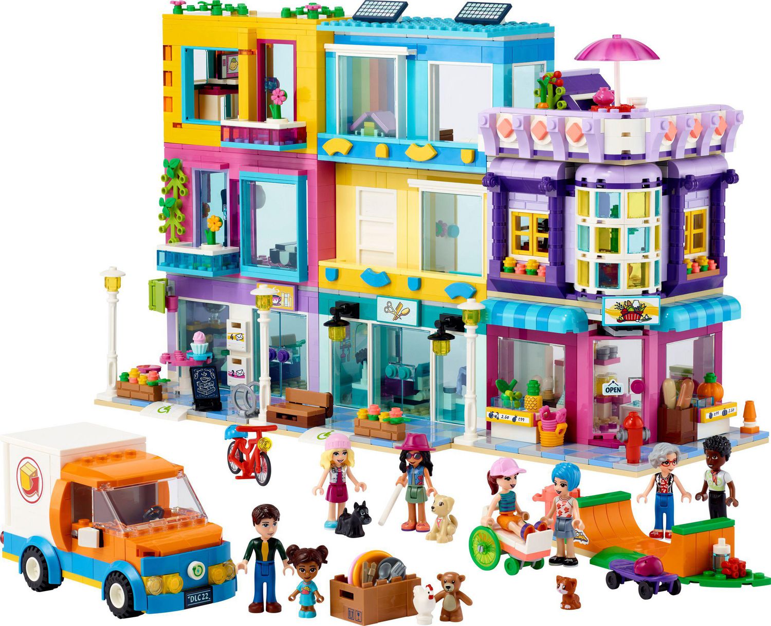 LEGO Friends Main Street Building 41704 Toy Building Kit (1,682 Pieces)