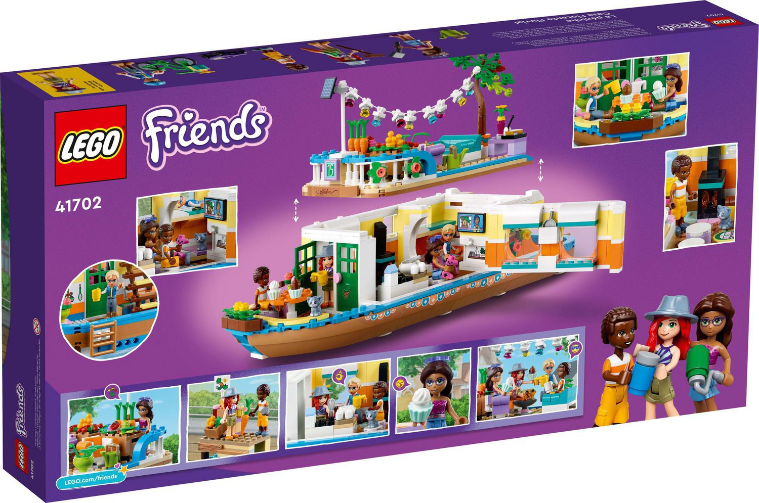 LEGO Friends Canal Houseboat 41702 Toy Building Kit (737 Pieces