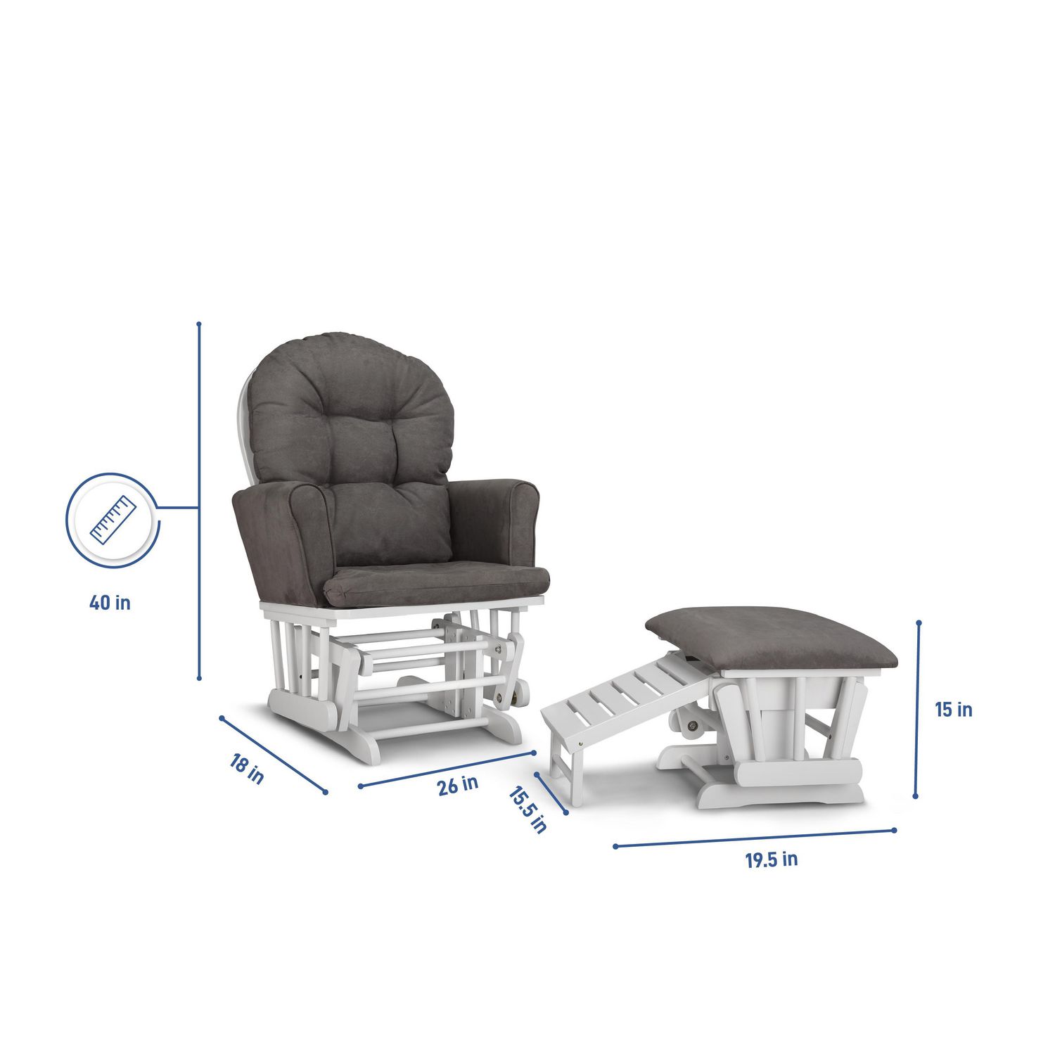 Fauteuil Bercante Et Repose Pieds Parker De Graco Walmart Canada