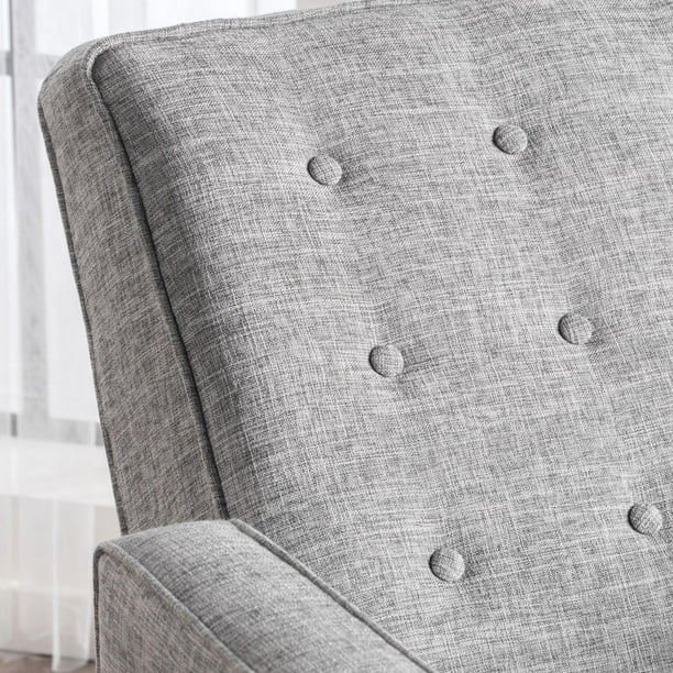 Brayden Grey Fabric Club Chair 