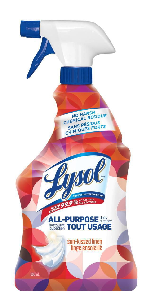 Lysol Antibacterial All Purpose Daily Cleaner, Sunkissed Linen, 650ml