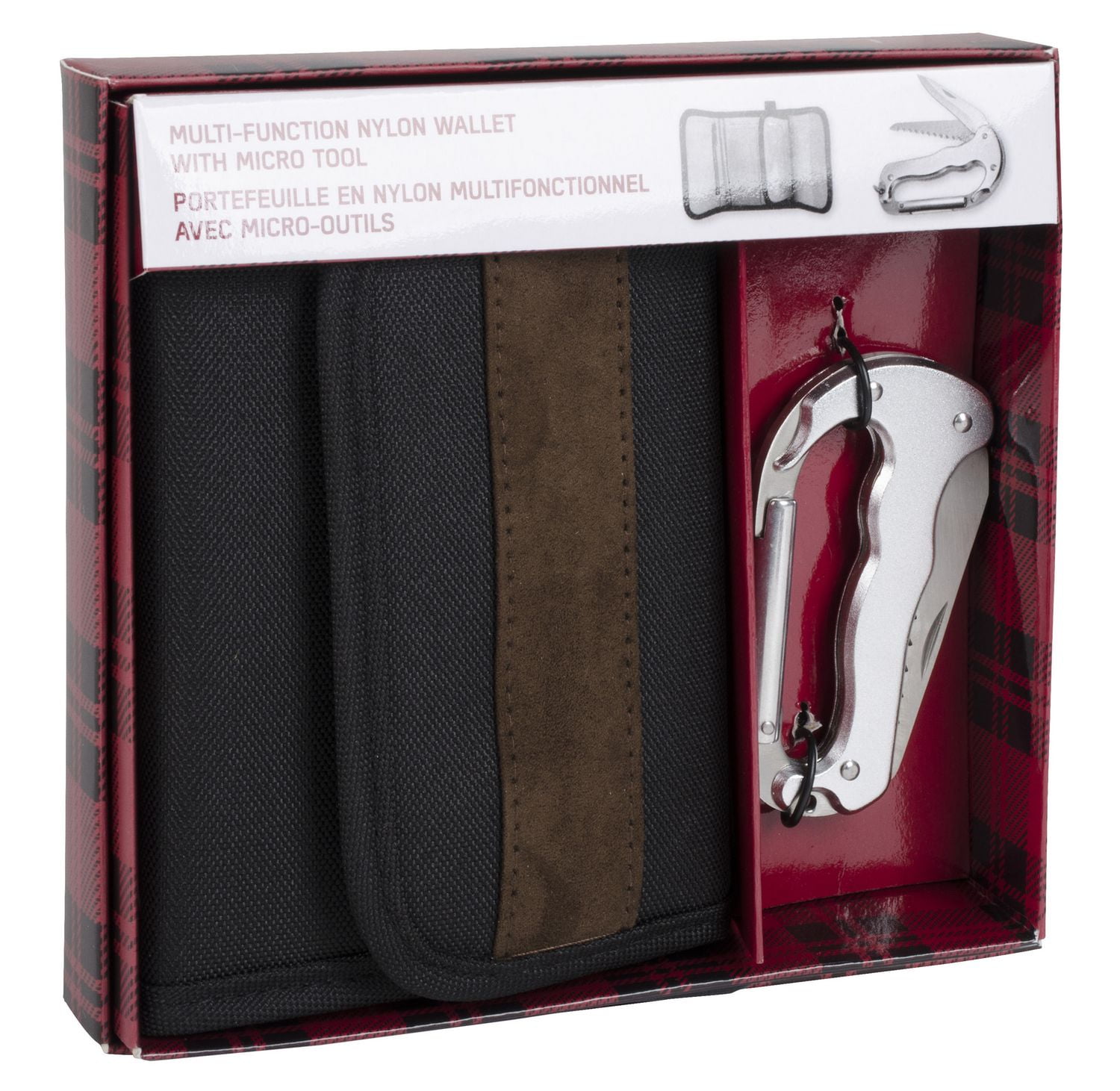 CANVAS TRIFOLD WALLET WITH ACCESSORY TOOL Walmart Canada