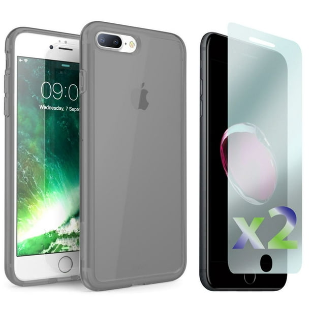 Étui Exian pour iPhone 7 Plus en gris transparent