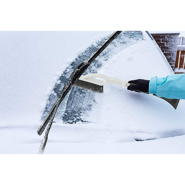 Gratte-givre avec brosse à neige pour votre voiture