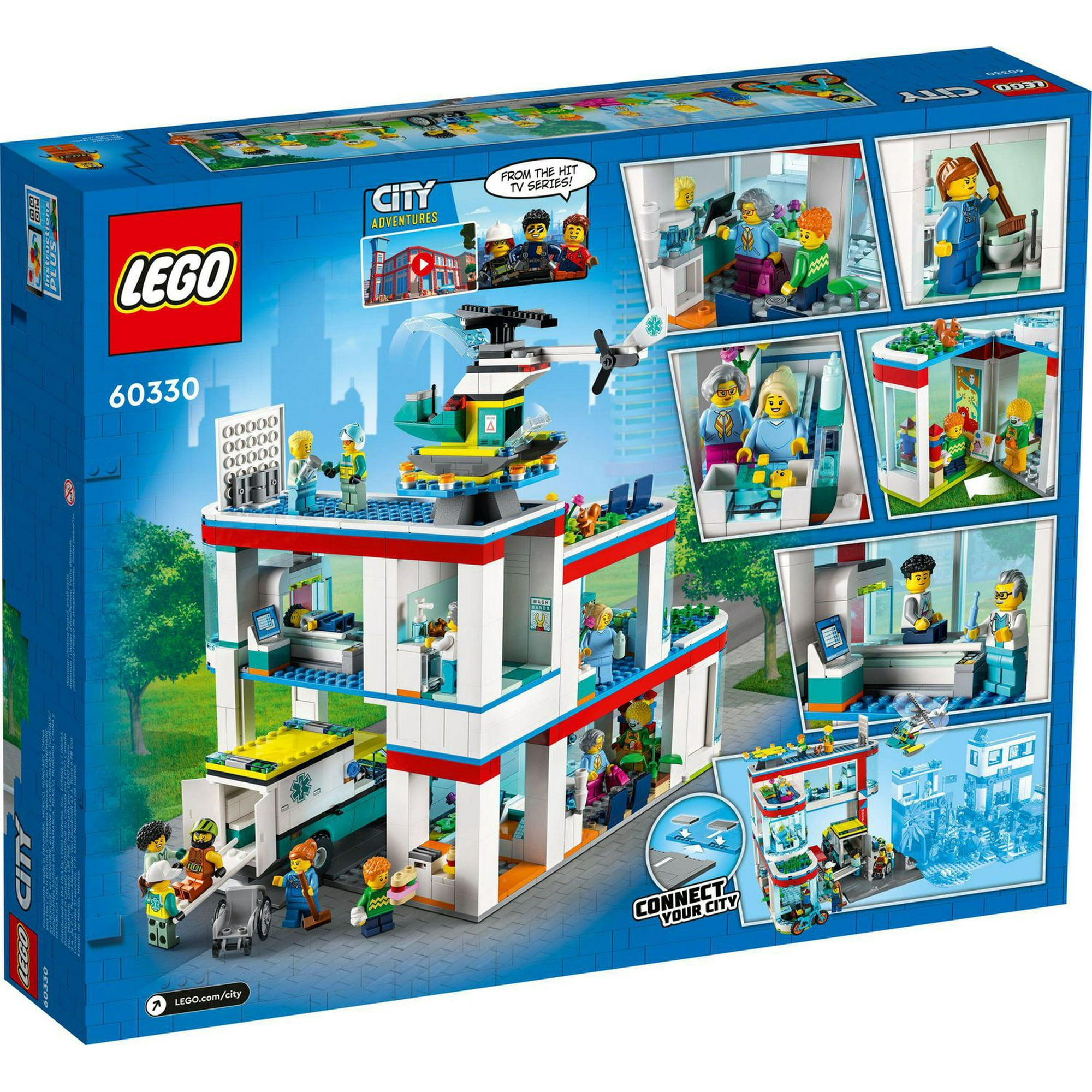 LEGO City Hospital 60330 Toy Building Kit (816 Pieces) 