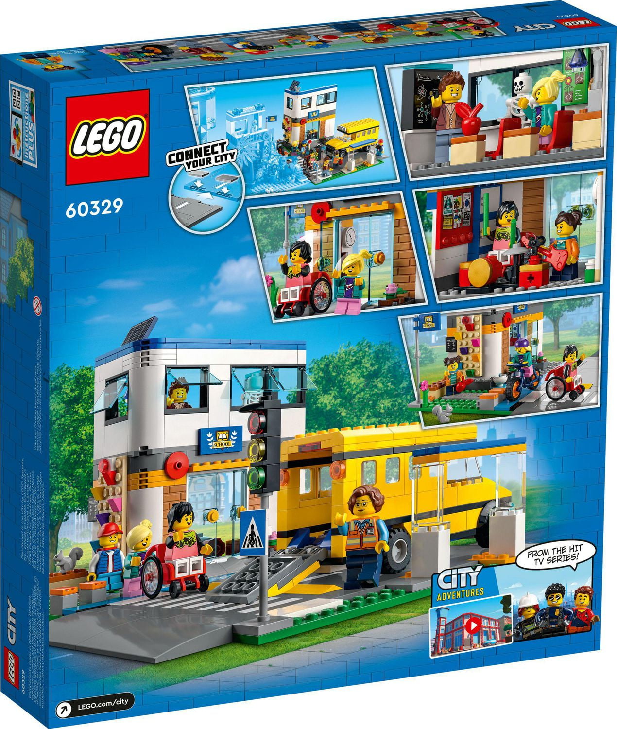 LEGO City School Day 60329 Toy Building Kit (433 Pieces) - Walmart.ca