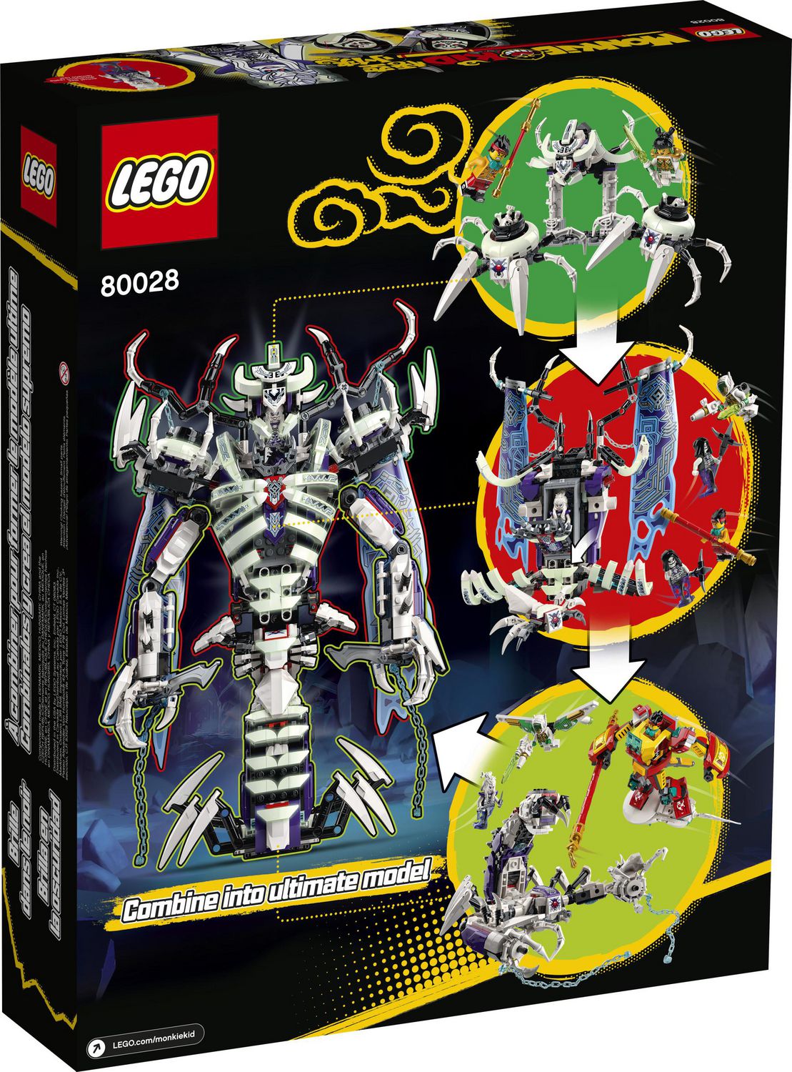 LEGO Monkie Kid The Bone Demon 80028 Creative Toy Building Kit