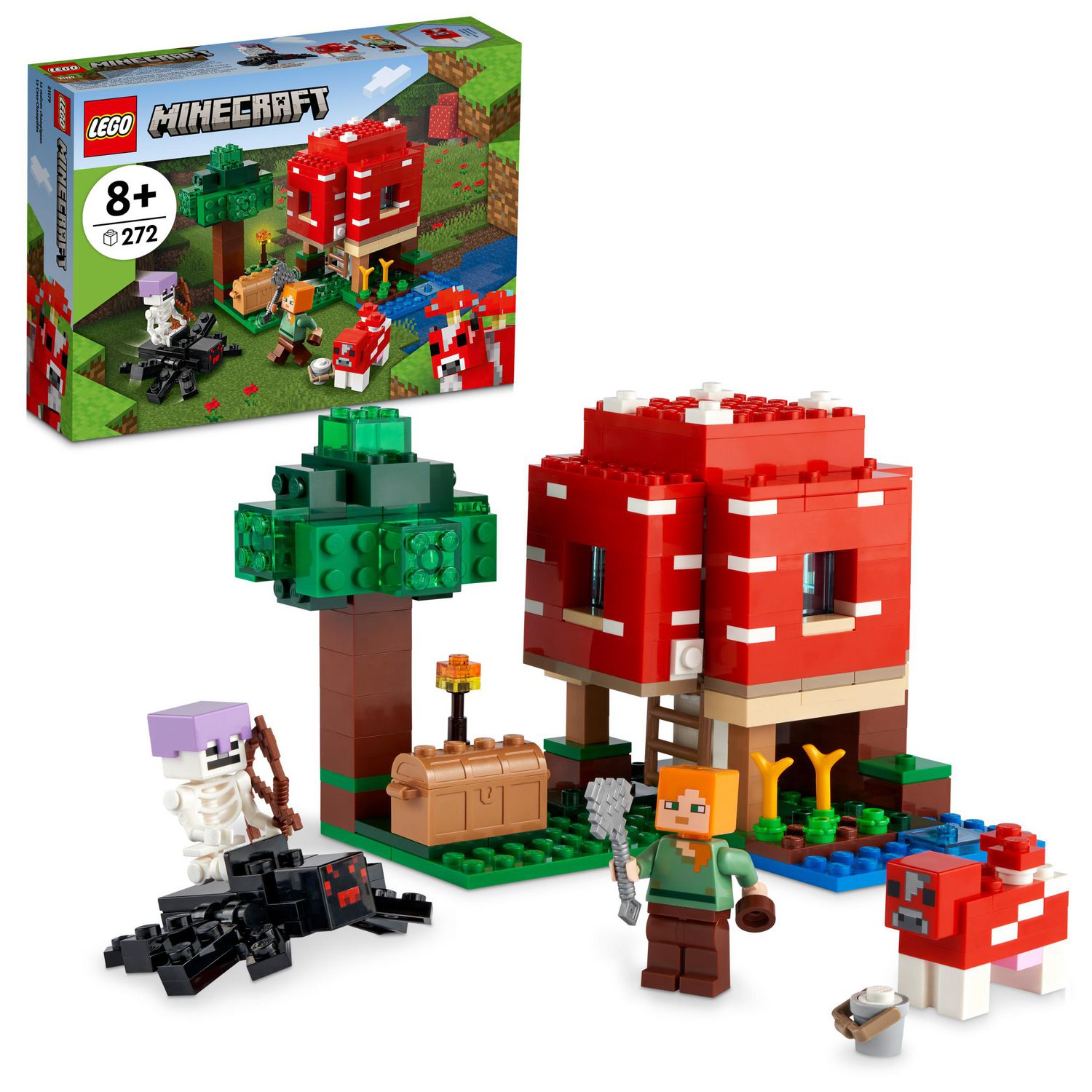 LEGO Minecraft The Mushroom House 21179 Toy Building Pieces) | Walmart Canada