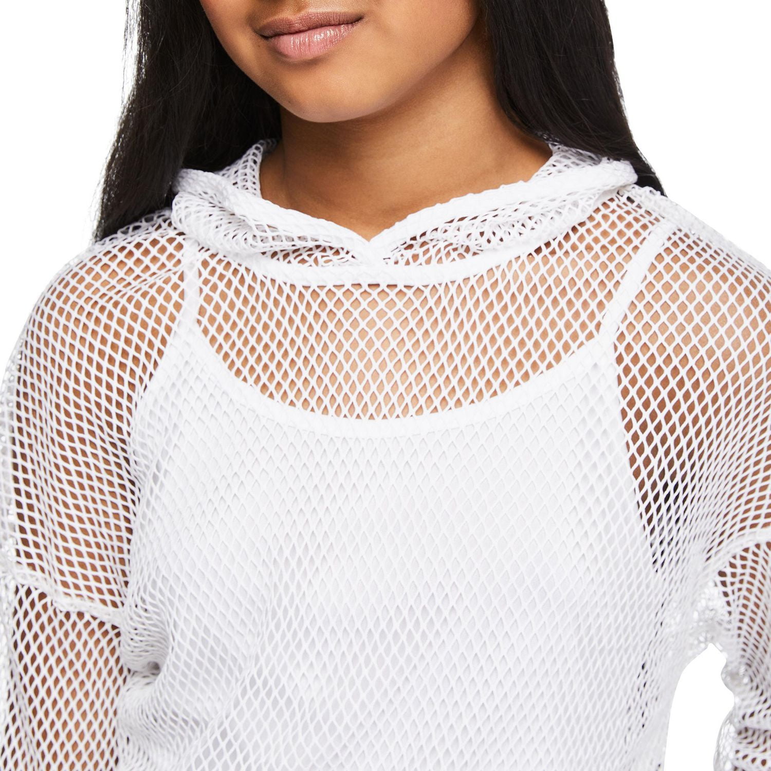 My Sister's Closet Girls' 2PC Mesh Hoodie with Cami