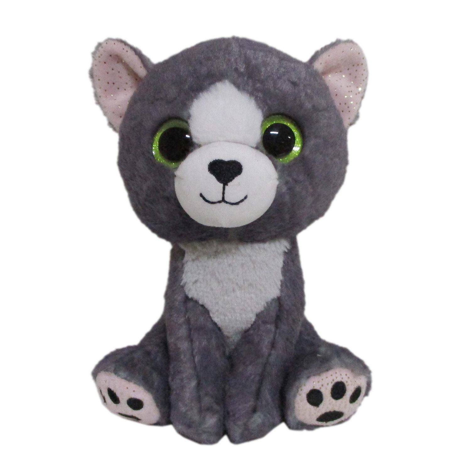 Stuffed Cat Stuffed Animal Cute Plush Toy Cat Kawaii Plushie Buddy the Gray  and White Cuddly Snuggly Faux Fur Kitty Cat Small , Md, Large -  Canada
