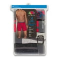 thumbnail image 2 of Fruit of the Loom Men's Ringer Boxer Briefs, 4-Pack, 2 of 6