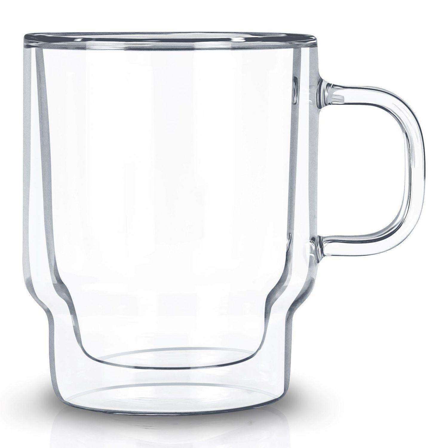 Double Wall Empilable Stackable Mug 450ml (Set of 4) Brilliant