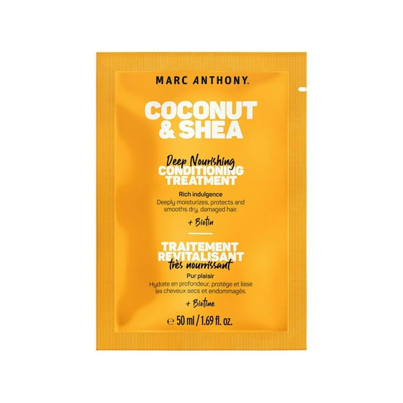 Marc Anthony Hydrating Coconut Oil & Shea Butter Deep Nourishing Conditioning Treatment, 50 mL
