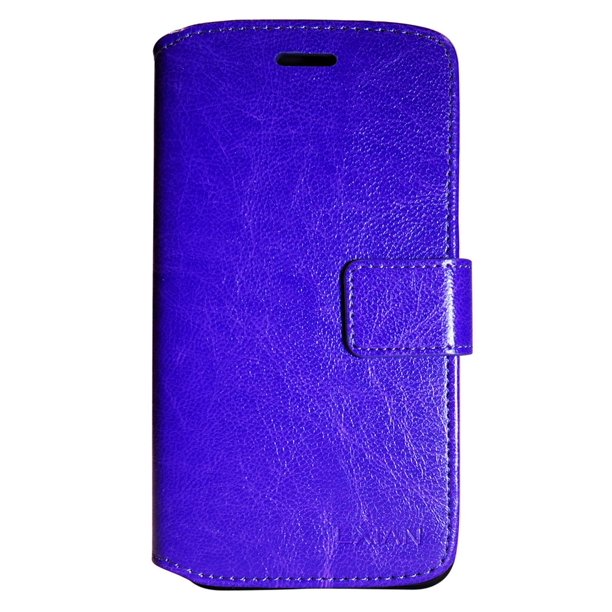 Étui portefeuille Exian pour Galaxy Note 7 en violet