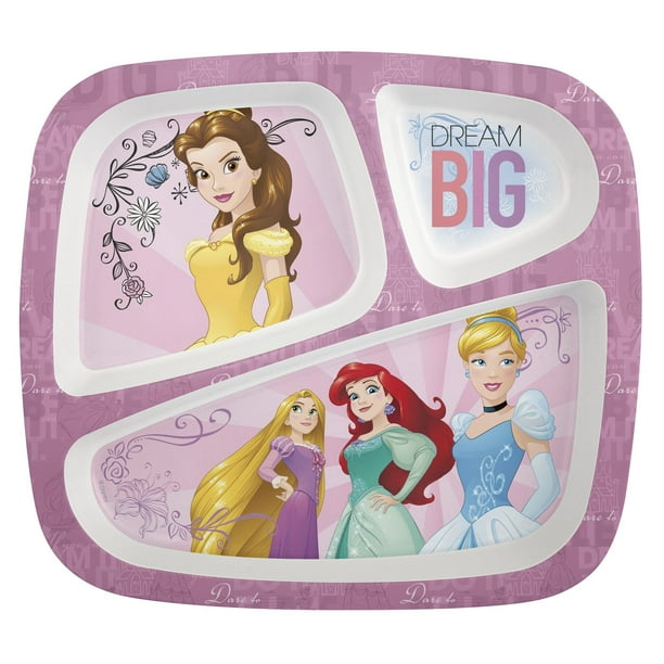 Plaques divisées Les Princesses Disney de Zak Designs pour enfants