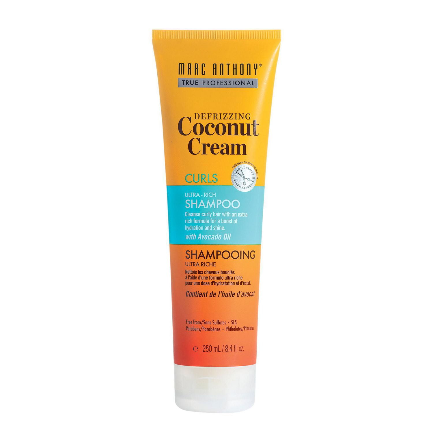 Marc Anthony Defrizzing Coconut Cream Curls Sulfate Free Shampoo