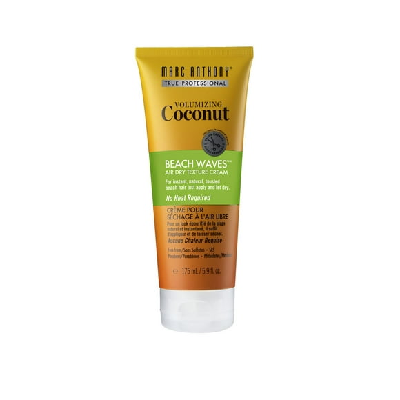 Marc Anthony Volumizing Coconut Beach Waves Air Dry Texture Cream, 175 mL