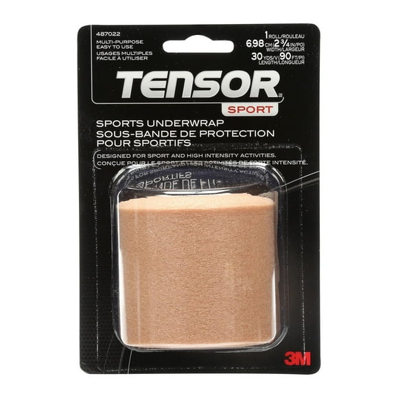 Sous-bandage de protection pour sports Tensor(MC), havane, 2,75 po x 30 v