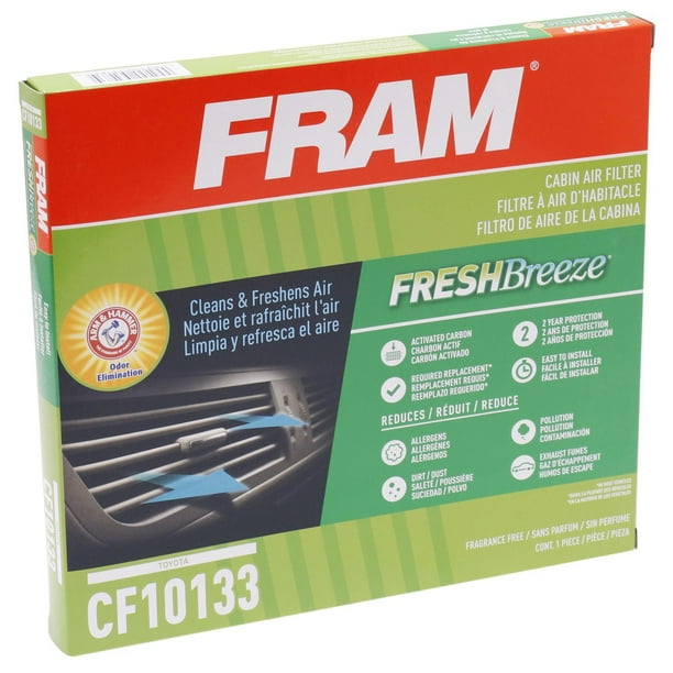 Filtre à air d’habitacle FCF10133 Fresh BreezeMD de FRAM(MD) Bicarbonate de soude Arm & Hammer