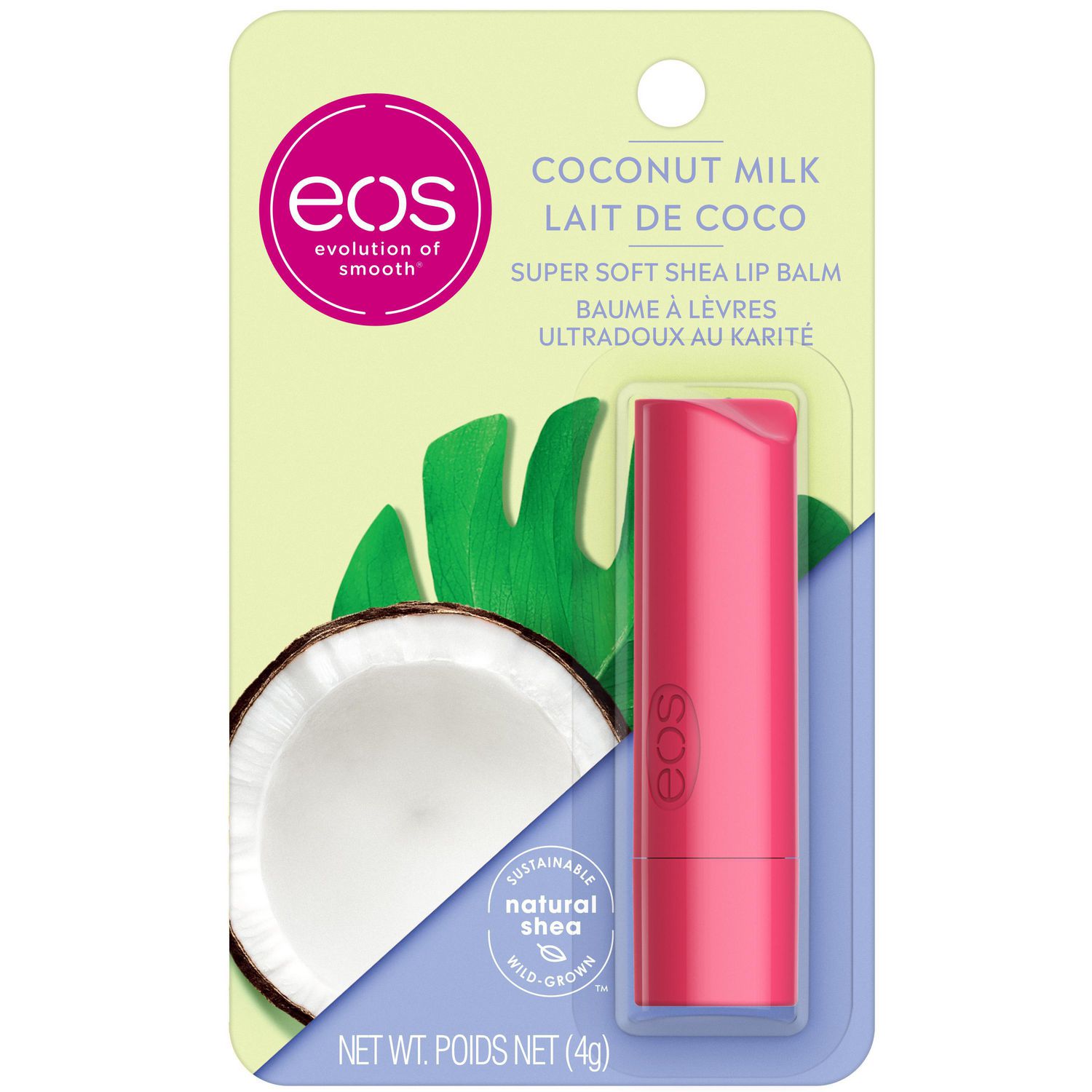 Eos Super Soft Shea Lip Balm Stick Coconut Milk Deeply Hydrates And Seals In Moisture 