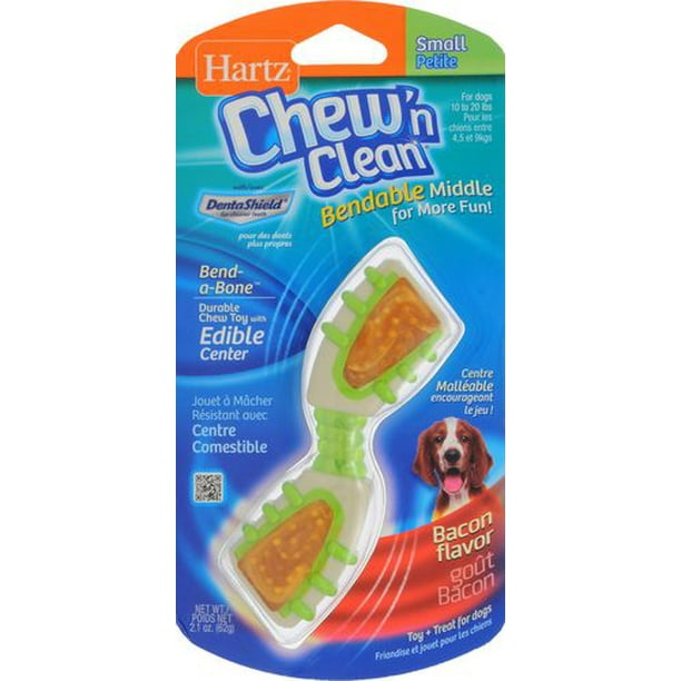Jouet pour chien - Chew N Clean Bend A Bone Small
