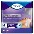 thumbnail image 2 of TENA Incontinence Underwear for Women, Postpartum and Bladder Control, Overnight Protection, Medium, 12 Count, 2 of 9