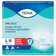 thumbnail image 2 of TENA Proskin Incontinence Briefs for Men and Women, Unisex Adult Diaper, Bladder Control, Super Absorbency, Large, 14 Count, 2 of 9