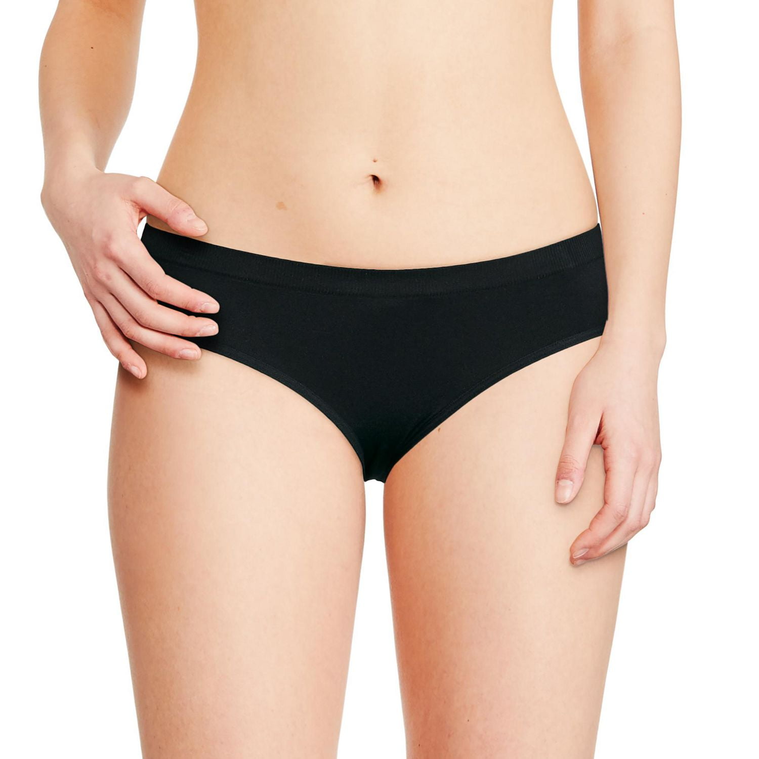 No Boundaries Women's Seamless Brief 2-Pack, Sizes S-XXL