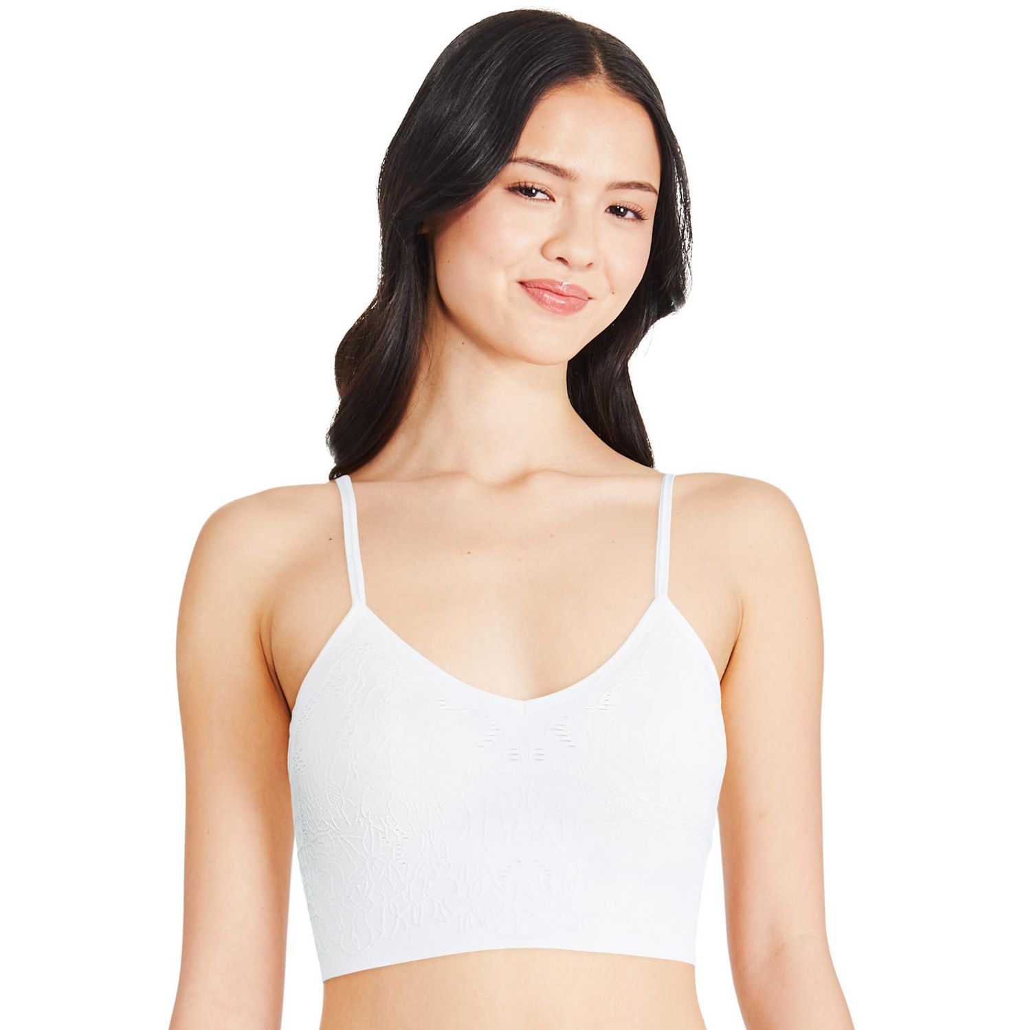 No Boundaries Women's Seamless Longline Bra