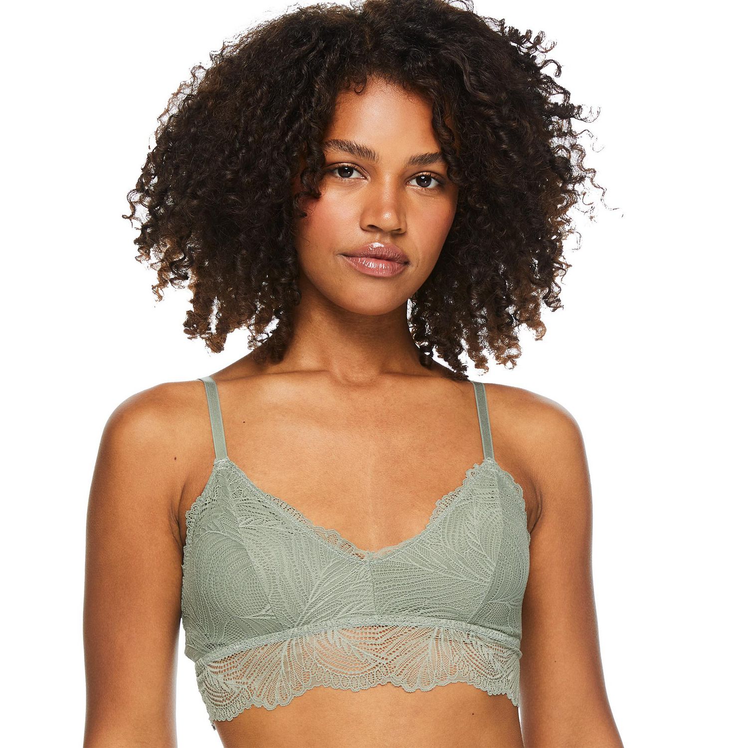 No Boundaries Women's Lace Edge Bra