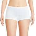 thumbnail image 1 of No Boundaries Women's Seamless Boyshort 2-Pack, 1 of 3
