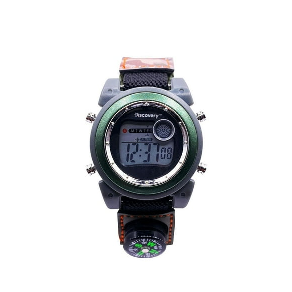 Montre Discovery à bracelet Fastwrap en nylon aux motifs de camouflage verts