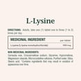 thumbnail image 2 of NATURE'S BOUNTY L-Lysine, 1000 mg, Helps Reduces Recurrence of Herpes Simplex Virus (Cold Sores), Source Of an essential Amino Acid, Helps in Collagen Formation, 60 Tablets, 2 of 6