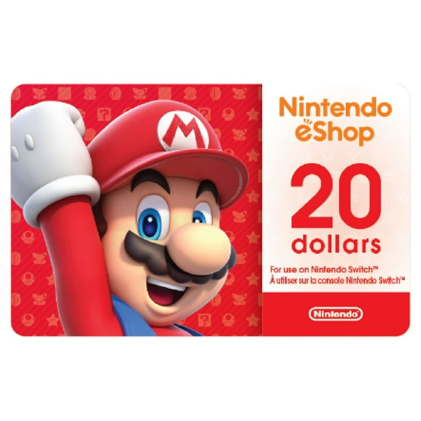 Nintendo eShop $20 Carte-Cadeau (Code Numérique)