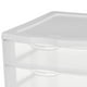 Unité de 3 tiroirs de Sterilite en blanc 1 unité – image 4 sur 5